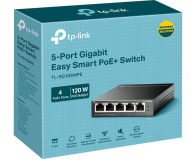TP-LINK SG105MPE Smart 5xGE (4xPoE+) TL-SG105MPE - 1137481 - zdjęcie 3